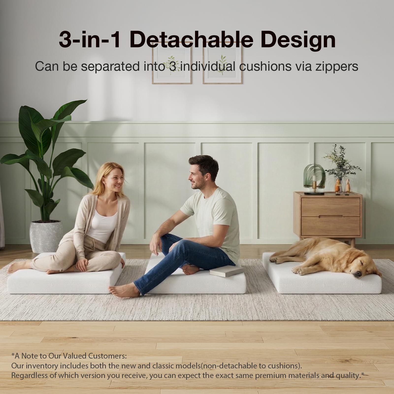 Novilla foldable mattress vacuum-packed box for easy shipping and storage