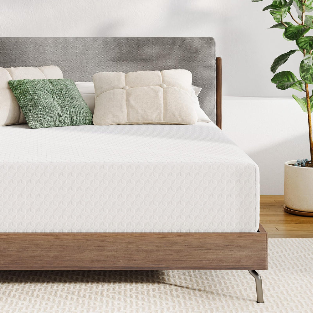 Novilla Twin 10-inch memory foam mattress in box for easy setup