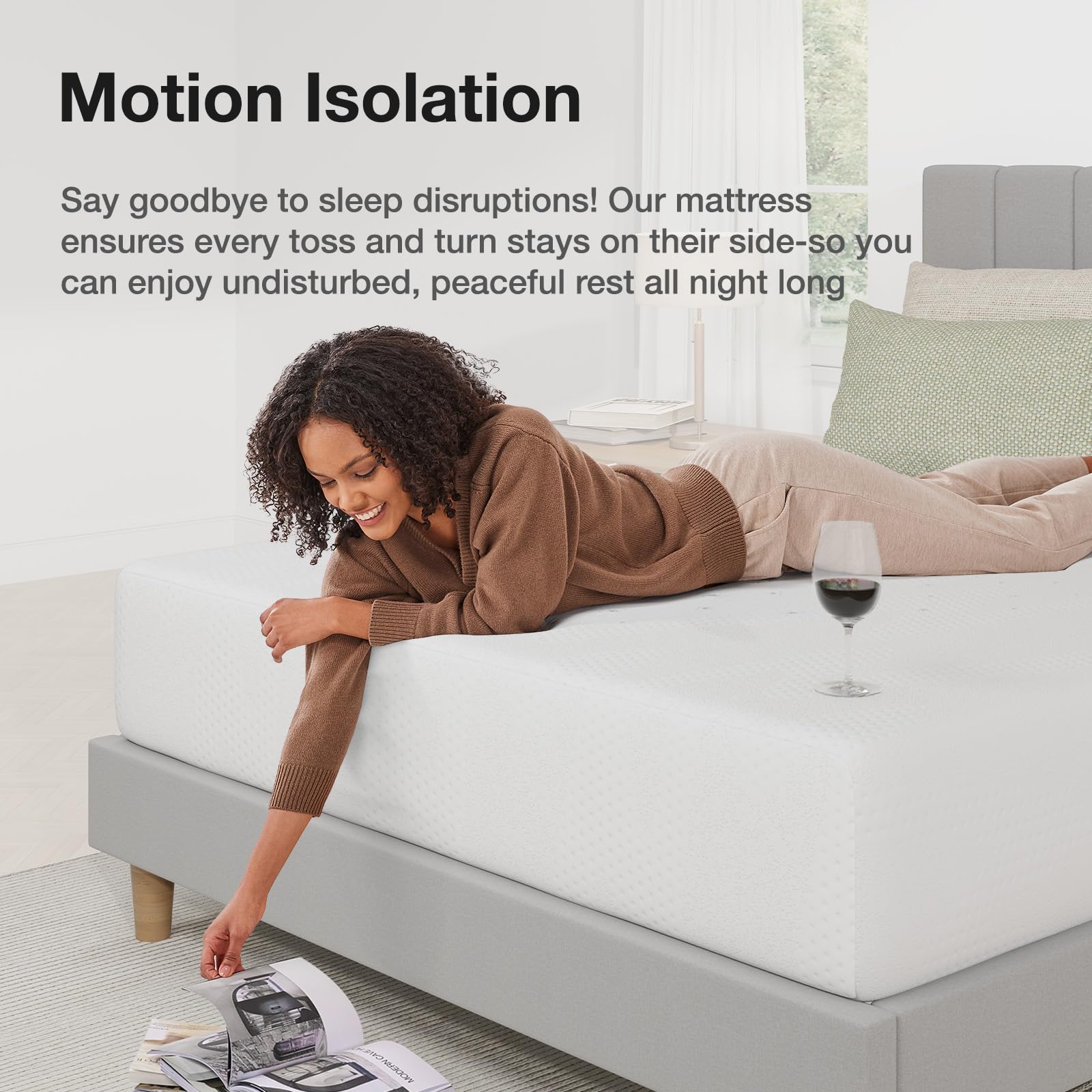 Novilla breathable knit cover adds soft texture and improved airflow