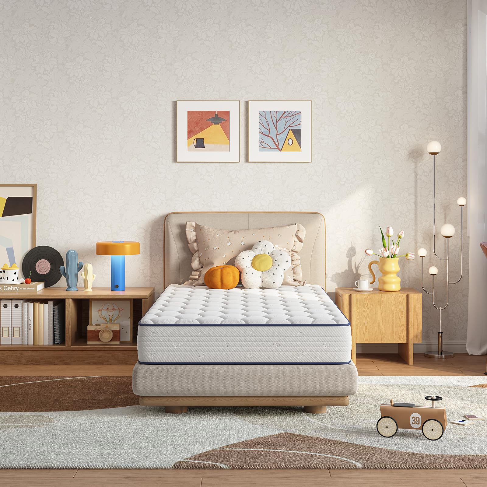 Novilla twin mattress Bonnell spring system delivering balanced support