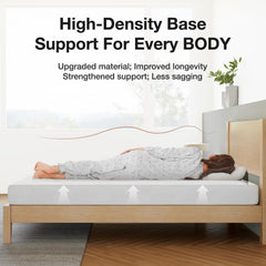 Novilla breathable knitted cover adds softness and air flow to the sleep surface.