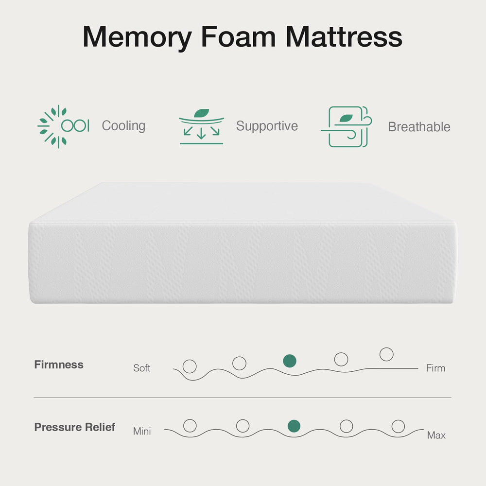 Novilla twin mattress is easy to set up on most twin frames.