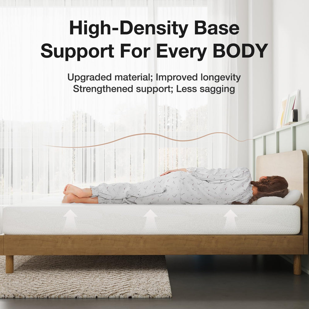 Novilla Twin XL foam blend relieves pressure points for restful sleep.
