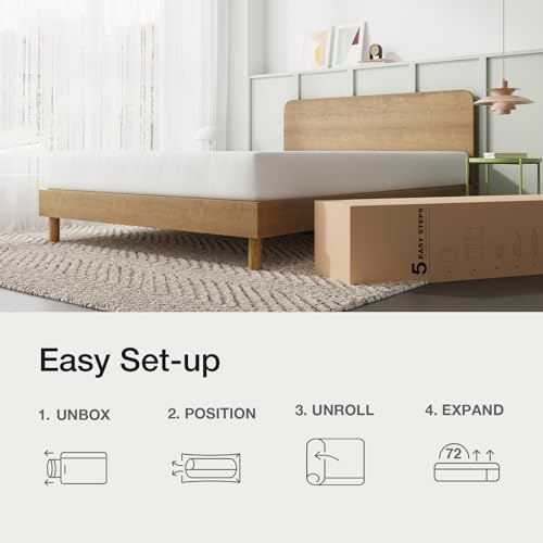 Novilla Twin XL mattress ready to place on any Twin XL frame.