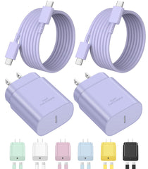 Novobit 25W Type-C charger block front view for fast charging on the go.