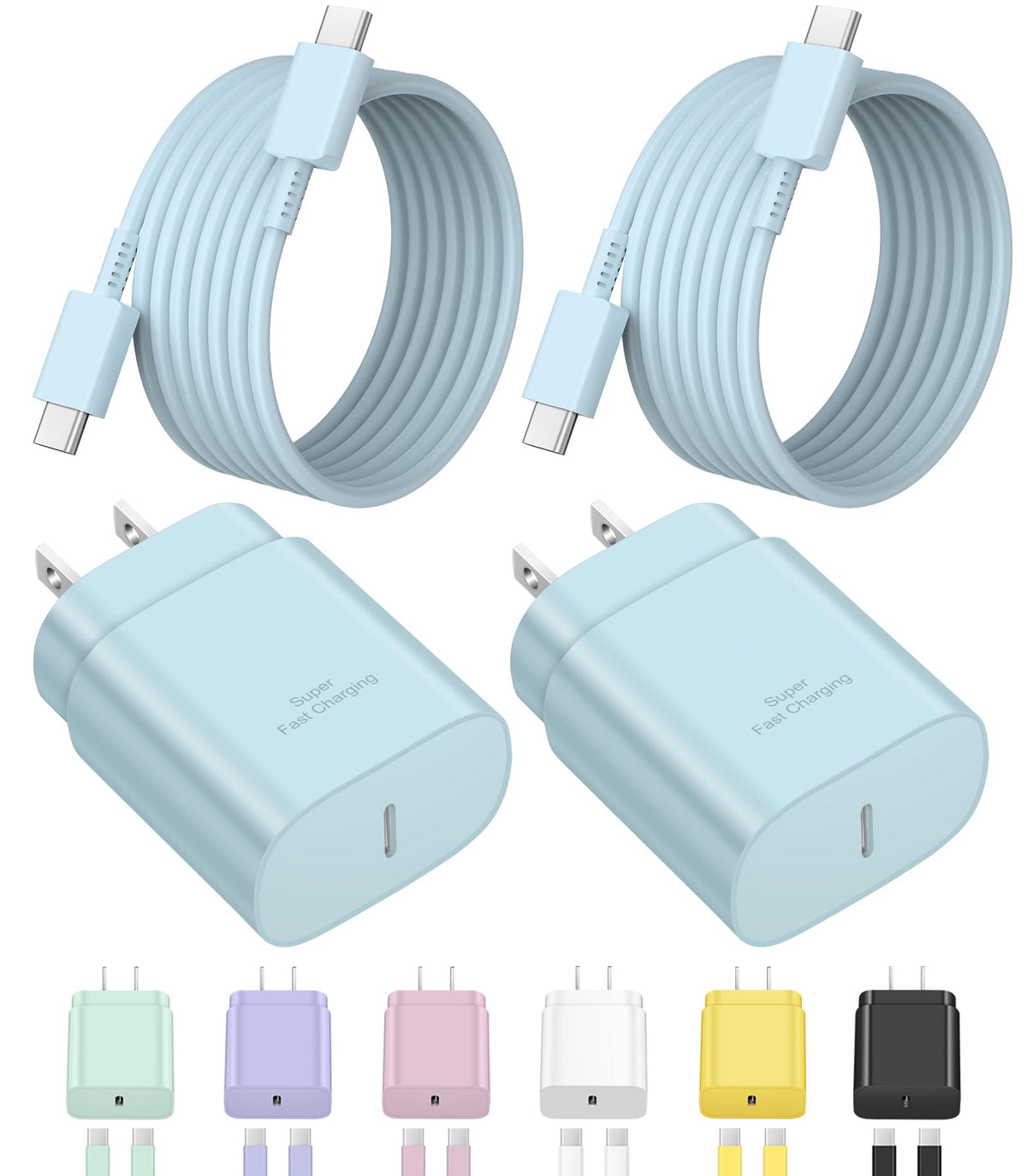 Novobit 25W Type-C charger front view for fast charging.