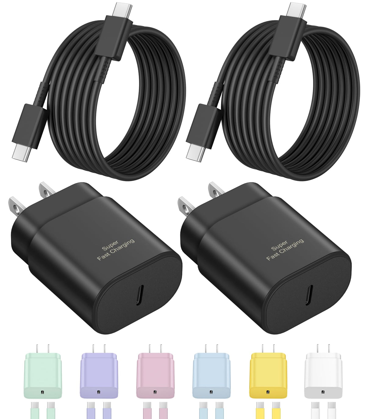 Novobit 25W USB-C charger front view with compact fast-charge design