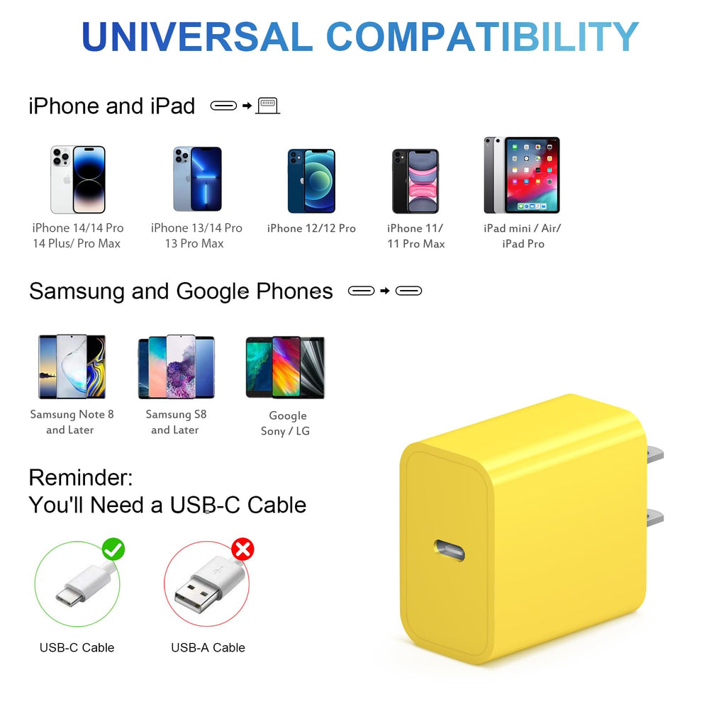 Novobit compatible with iPhone and iPad via USB-C PD for fast charging