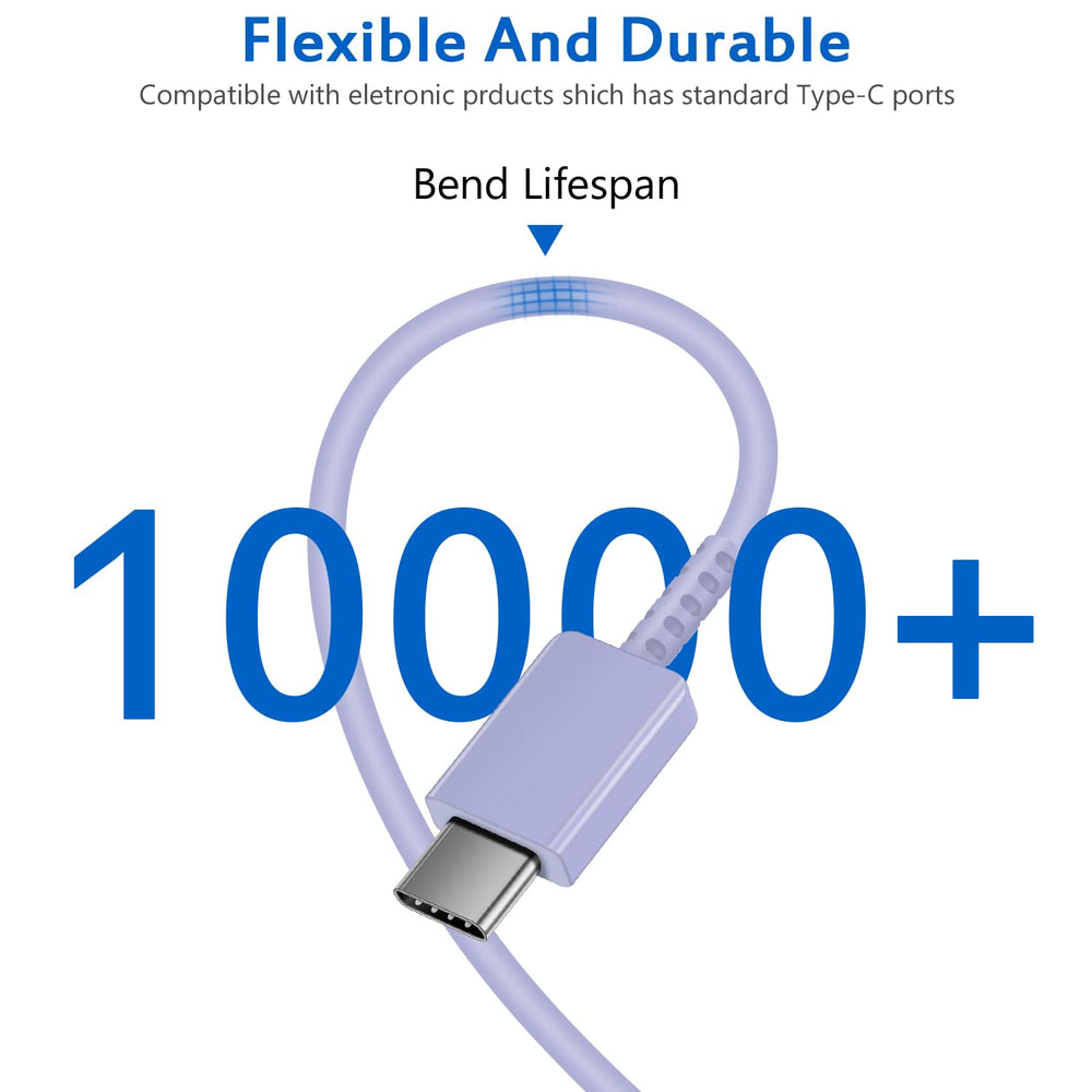 Novobit dual-pack 25W chargers with long cables for family charging.