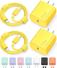 Novobit iPhone charger with a 20W PD wall plug for fast charging at home.