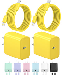 Novobit 20W iPhone charger front view with foldable plug