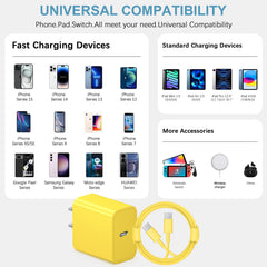 Novobit tangle-free 10ft cable, versatile for home and travel.
