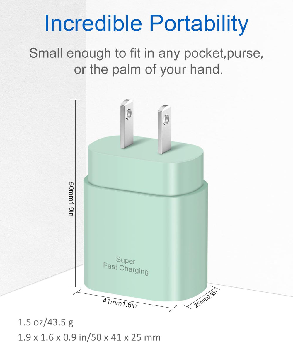Novobit Type-C charger dual-pack for shared devices and families.