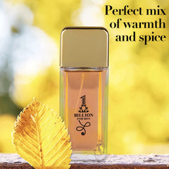 NovoGlow 1 Billion EDT packaging showcases premium presentation for occasions
