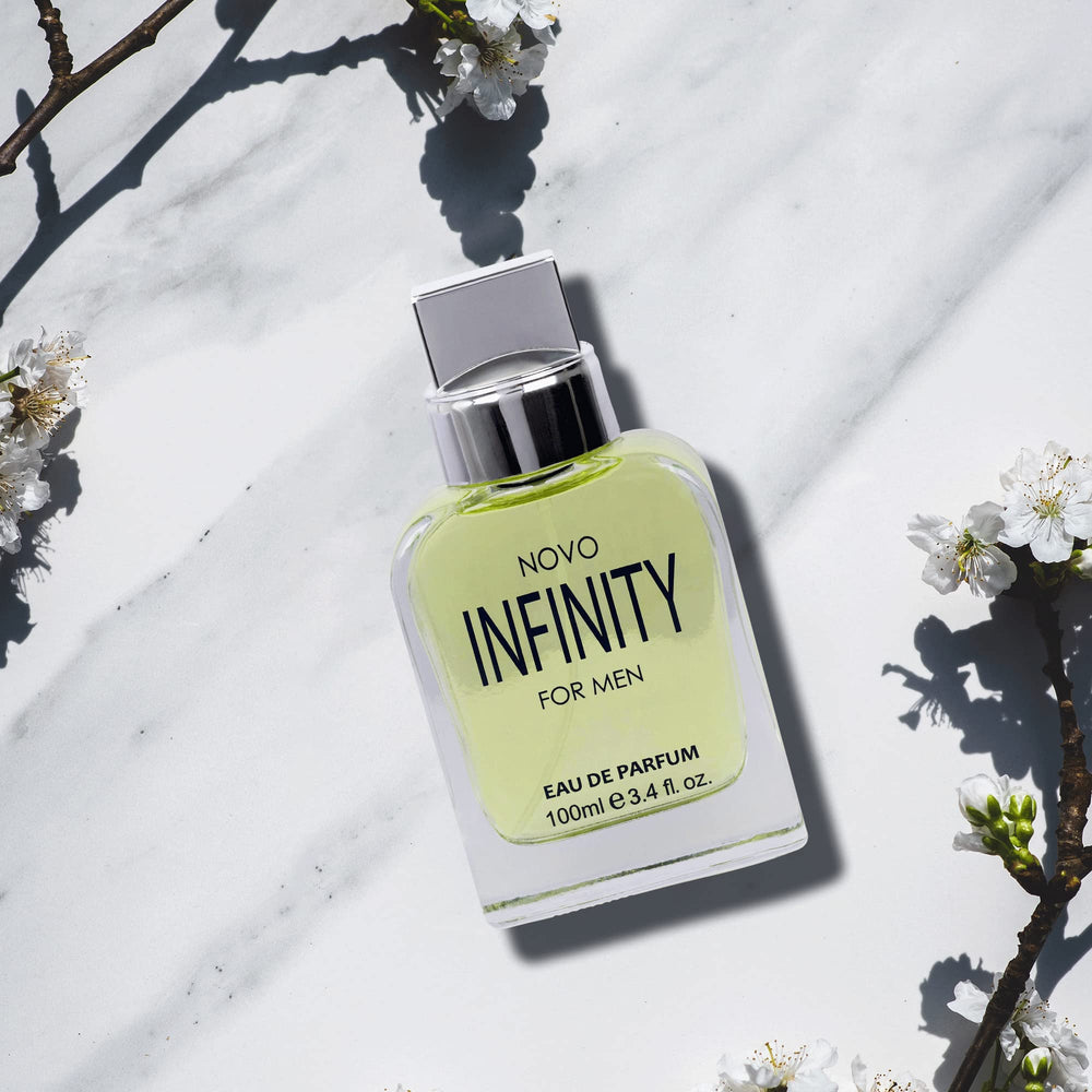 NovoGlow Infinity comes in a 100 ml bottle, compact for travel.