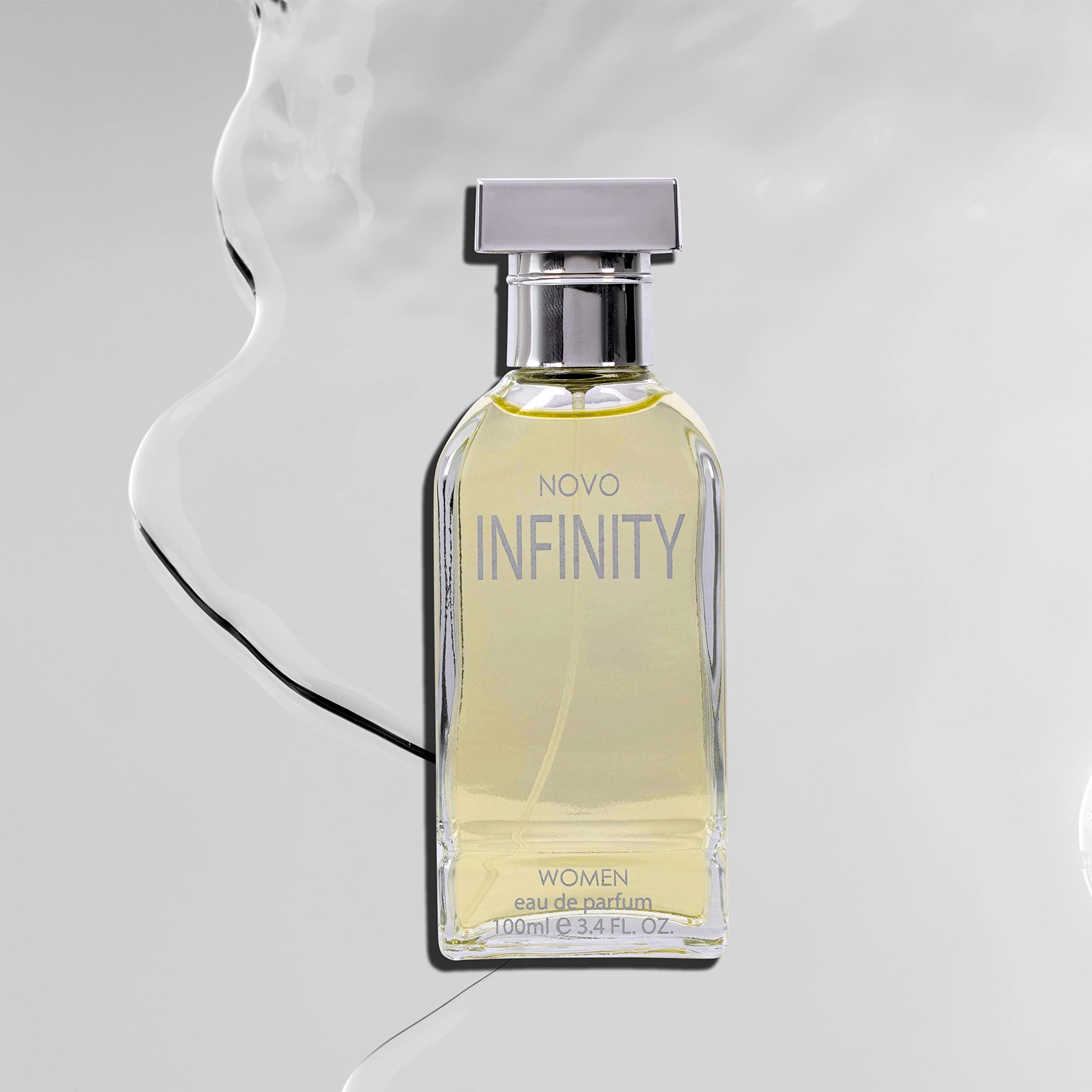 Close-up of NovoGlow Infinity notes chart for fragrance reference