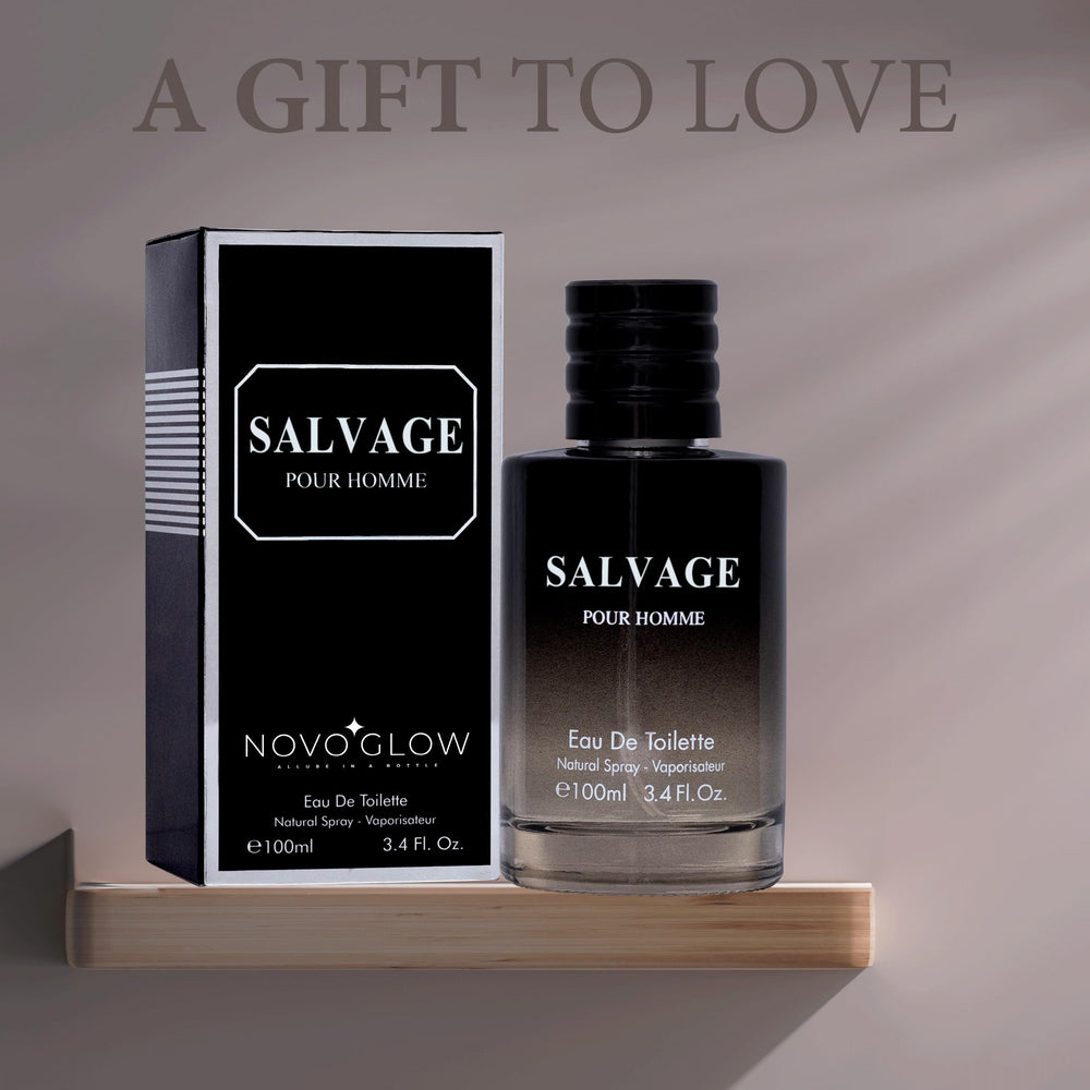 NovoGlow Salvage 3.4 oz bottle shown for everyday use.