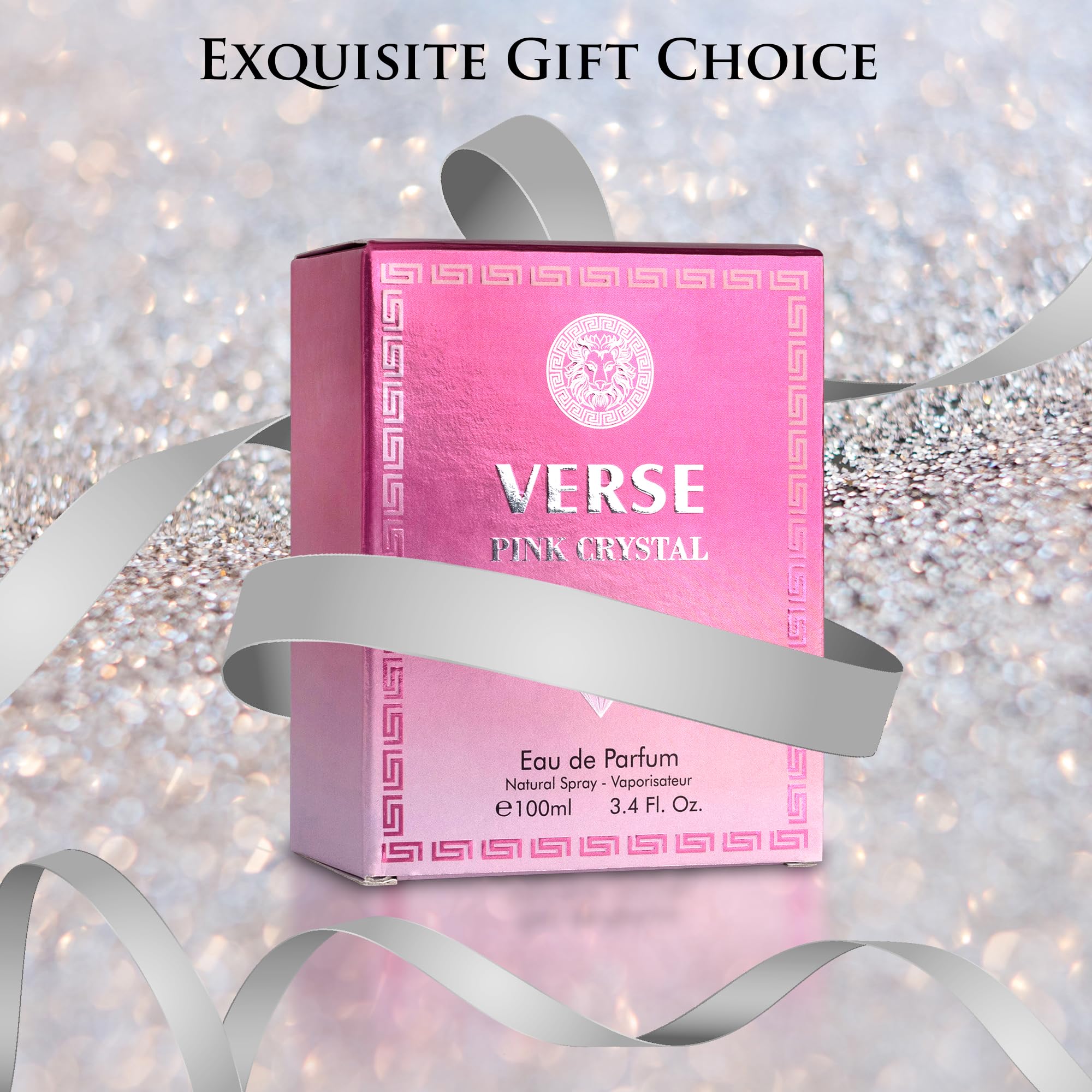 NovoGlow Verse Pink Crystal gift box ready for gifting