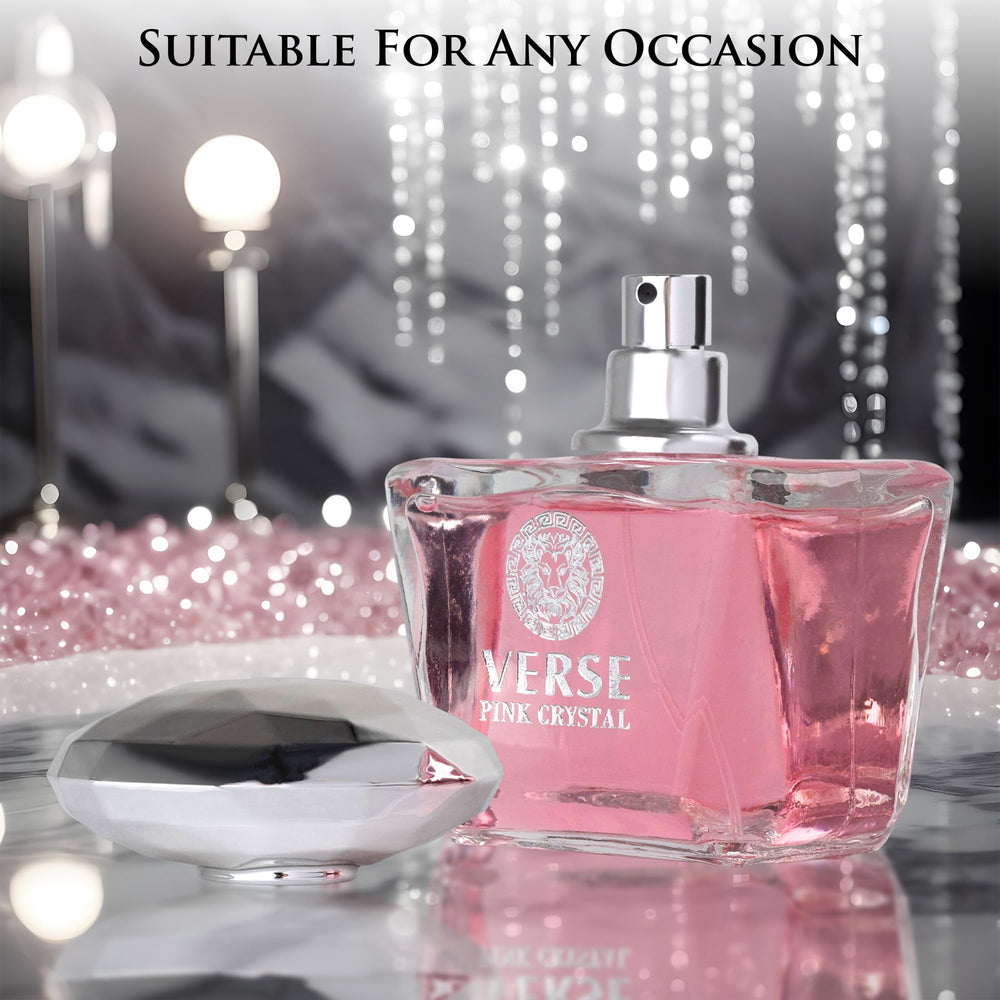NovoGlow Verse Pink Crystal on-skin preview for everyday wear