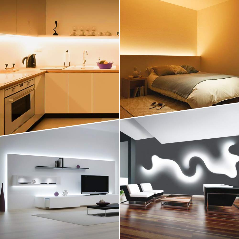 NOVOSTELLA LED strip 3000K warm mode creates cozy spaces.