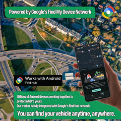 Novzix hidden GPS tracker with magnetic case installed under a car seat