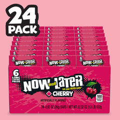 Now and Later Cherry individually wrapped pieces for easy stash and share during busy days