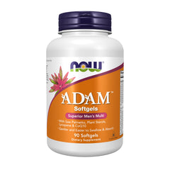 NOW Foods ADAM men's multivitamin softgels easy to swallow for daily wellness