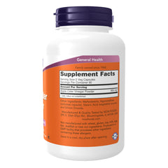 NOW Foods Apple Cider Vinegar capsules on a store shelf.