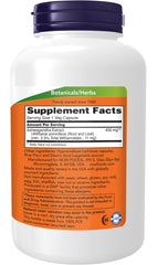 NOW Foods Ashwagandha extract bottle back label highlights 450 mg per serving.