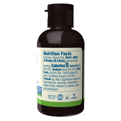NOW Foods BetterStevia bottle pour for coffee and tea without added sugar.