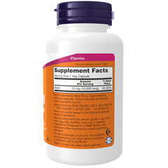 NOW Foods Biotin 10 mg capsules closeup for energy metabolism support