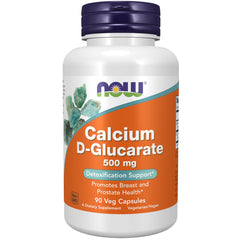 NOW Foods Calcium D-Glucarate bottle pour supports detox-friendly daily use