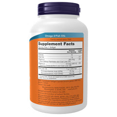 NOW Foods cod liver oil bottle being poured for easy daily use
