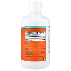 NOW Foods Colloidal Minerals bottle pouring into a glass for easy use.