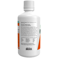 NOW Foods Colloidal Minerals label close-up highlighting fulvic acid minerals.