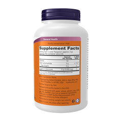 NOW Foods D-Mannose powder bottle side view for easy dosing