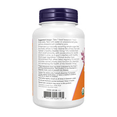 NOW Foods D-Mannose powder measuring scoop ready for daily urinary tract support.