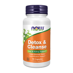 NOW Foods Detox Cleanse bottle front highlights liver and kidney support