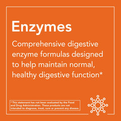 NOW Foods Digest Ultimate enzyme blend close-up indicates broad digestive support for meals.
