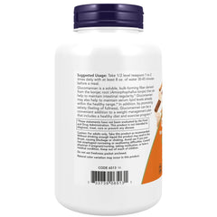 NOW Foods Glucomannan powder satiety may assist with portion control