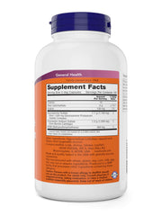 NOW Foods capsules package close-up showing three-capsule daily serving.