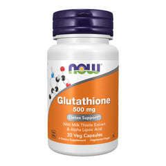 NOW Foods glutathione bottle pour for daily detox support visual