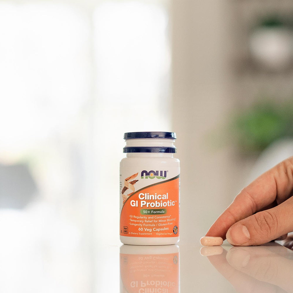 NOW Foods HN019 DNA fingerprint icon indicates strain verification for reliability.