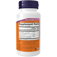 NOW Foods Hyaluronic Acid capsules close-up highlighting veggie capsule format for easy use
