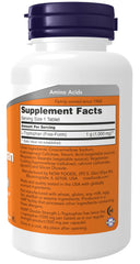 NOW Foods L-Tryptophan 1,000 mg bottle back label highlighting double strength.