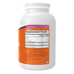 NOW Foods Lecithin 1200 mg label closeup highlighting phosphatidylcholine content