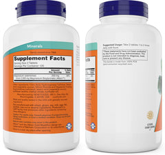 NOW Foods Magnesium Glycinate tablets on hand, easy to swallow and integrate into routine.
