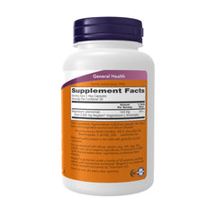 NOW Foods Magtein capsules poured into a spoon for easy daily dosing.
