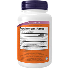 NOW Foods Mannose Cranberry capsules close-up for daily urinary support