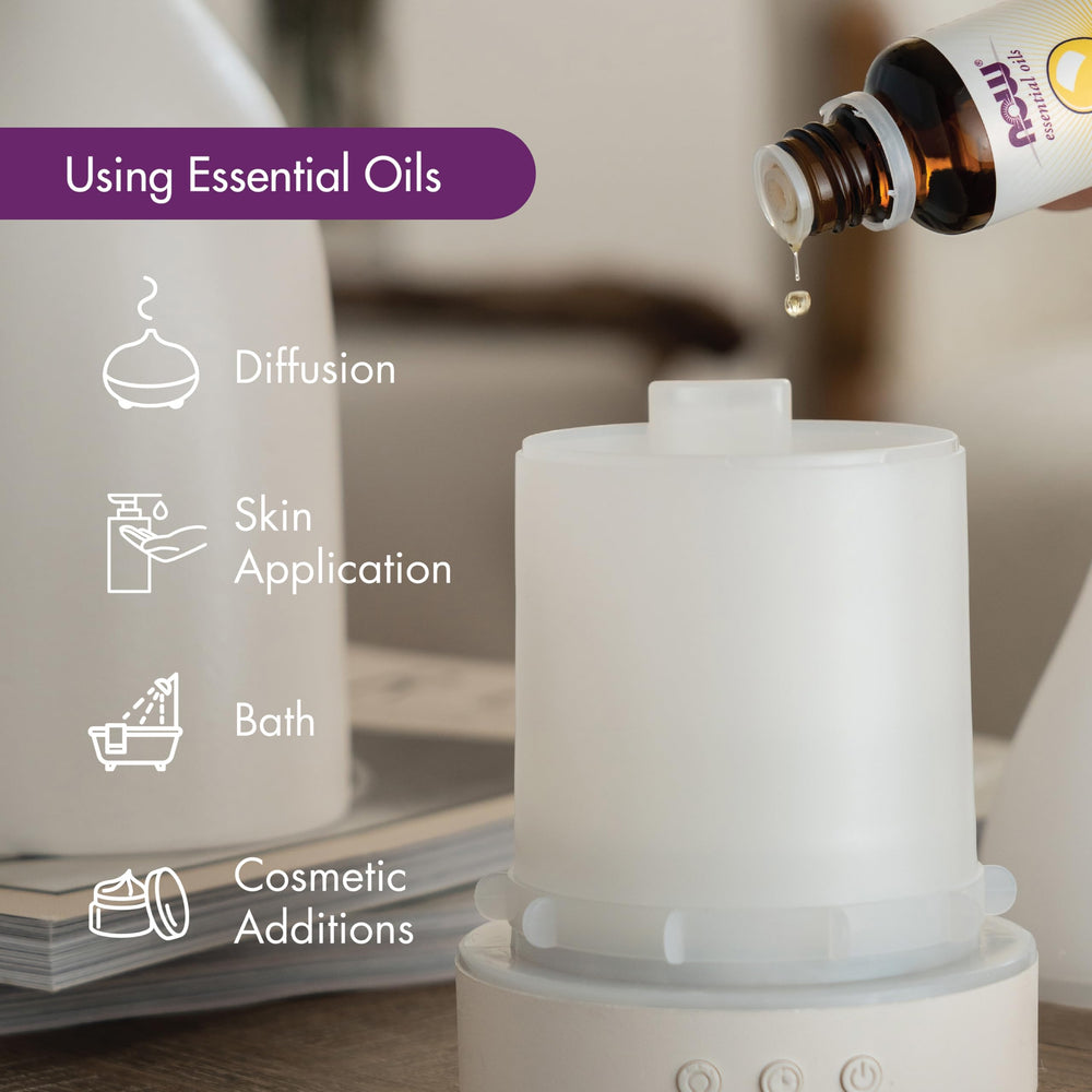 NOW Foods Peppermint Oil label closeup highlighting purity and ingredients